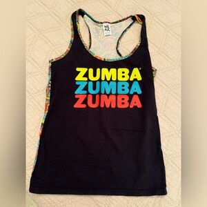Zumba Fitness Multicolor Patterned Top